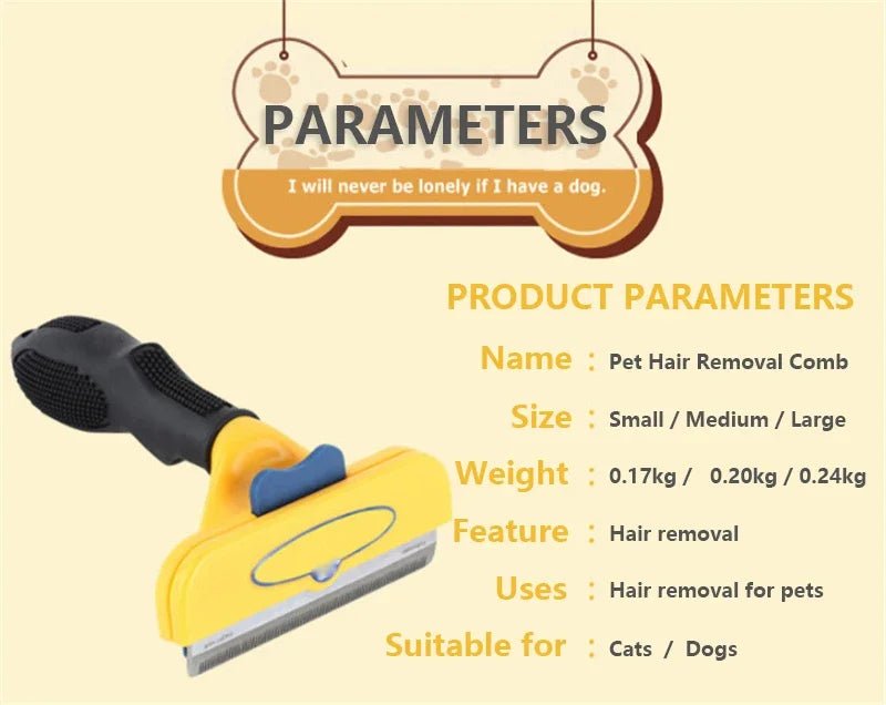 Pet Cat Hair Removal Combs Pet Grooming Brush Dogs Cats Hair Shedding Massage Combs Cat Hair Remover Cleaning Grooming Cat Brush - Furbury