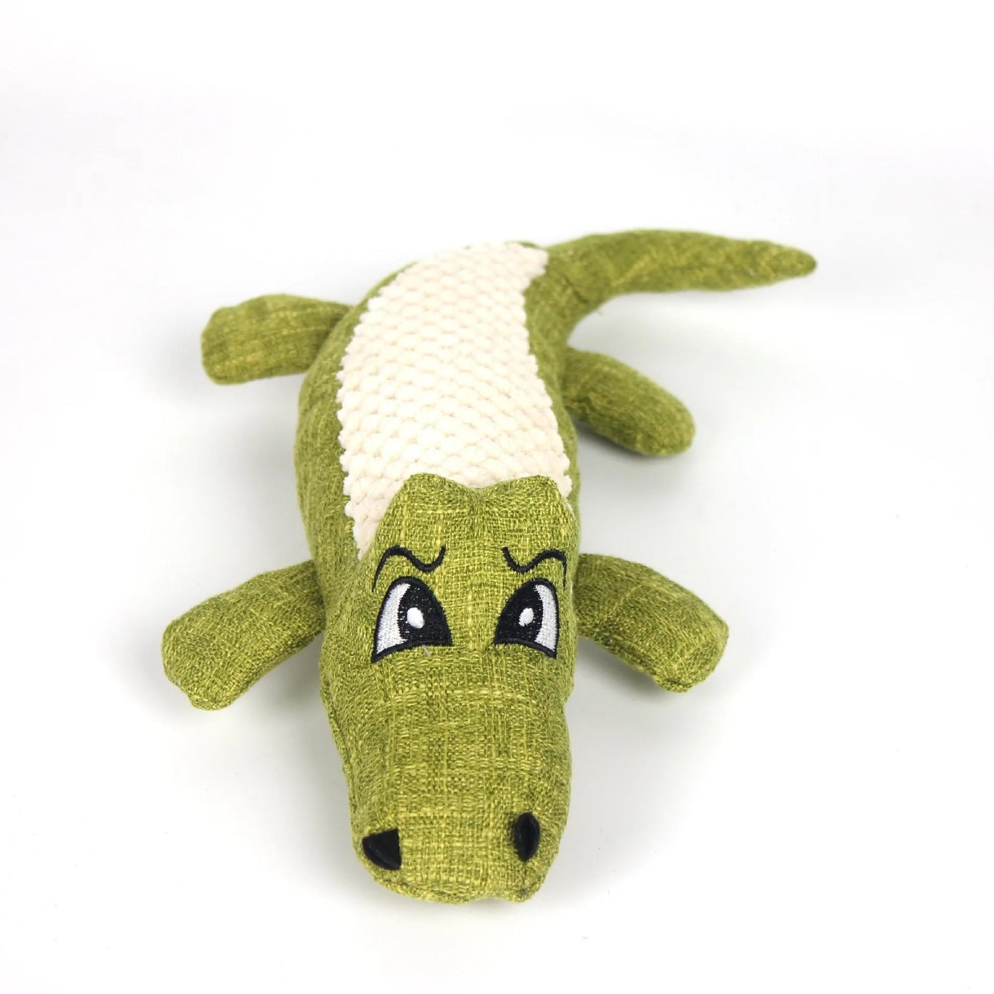 Pet Chew Toys Interactive Cartoon Animal Plush Alligator Shape Dog Sound Toy Gnawing Grinding Teeth Training Supplies - Furbury