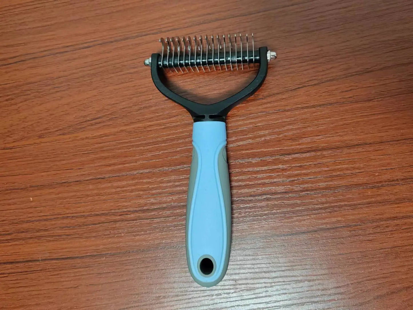 Pet Deshedding Brush Brush - Double - Sided Undercoat Rake Pet Hair Removal Comb Cat Dog Brush Pet Hair Grooming Tool Puppy - Furbury