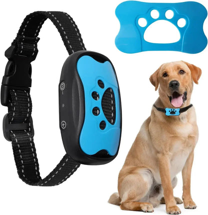 Pet Dog Anti Barking Device USB Rechargeable Dogs Training Collar Ultrasonic Stop Barking Vibration Anti Bark Collar - Furbury