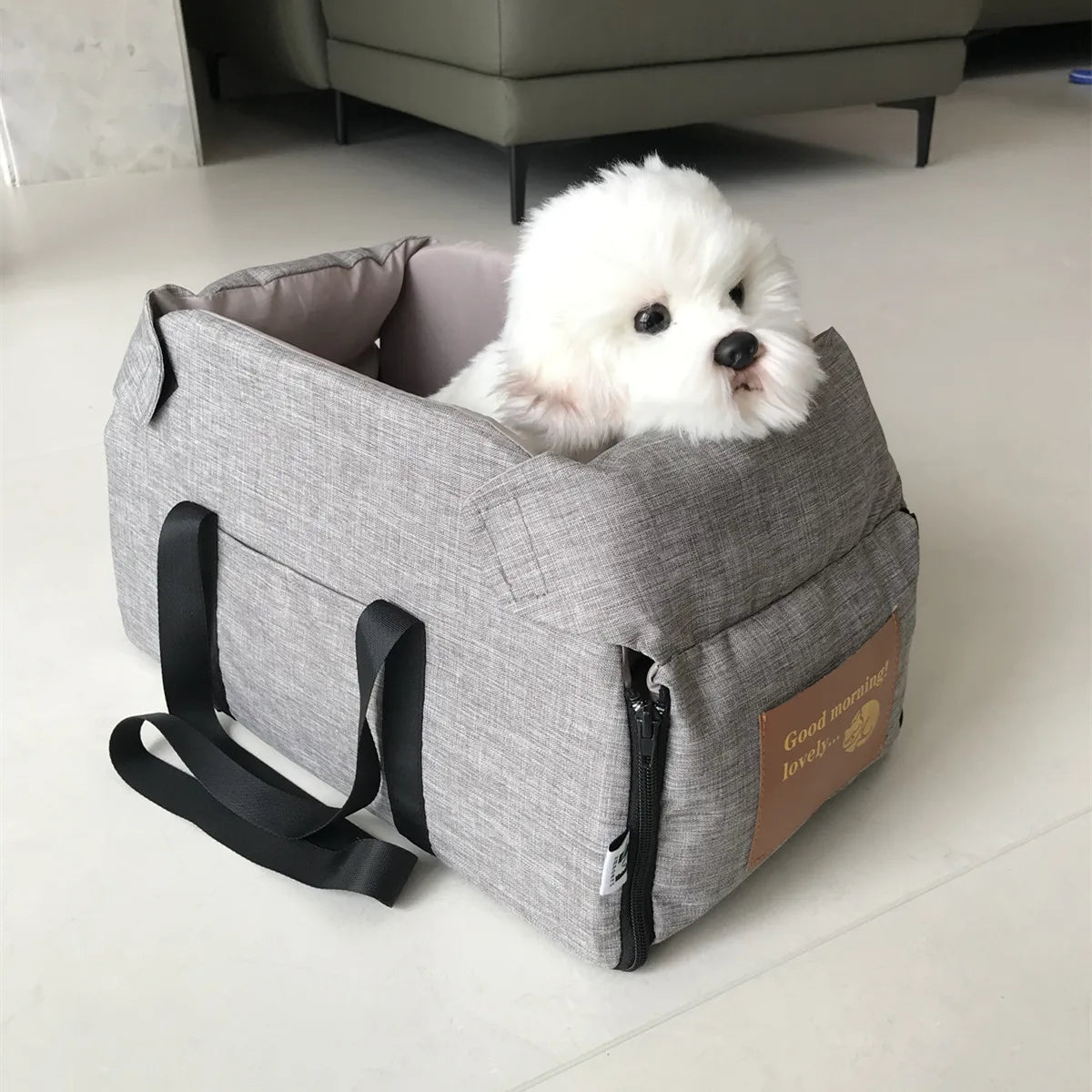 Pet Dog Car Seat Bed Car Central Seat Cat Dog Travel Portable Carrier for Safety Bag Dog Pet Accessories - Furbury