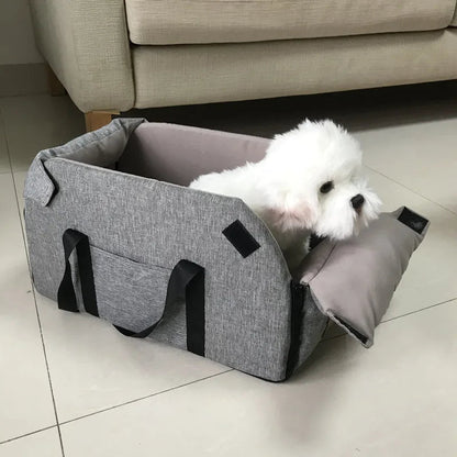 Pet Dog Car Seat Bed Car Central Seat Cat Dog Travel Portable Carrier for Safety Bag Dog Pet Accessories - Furbury