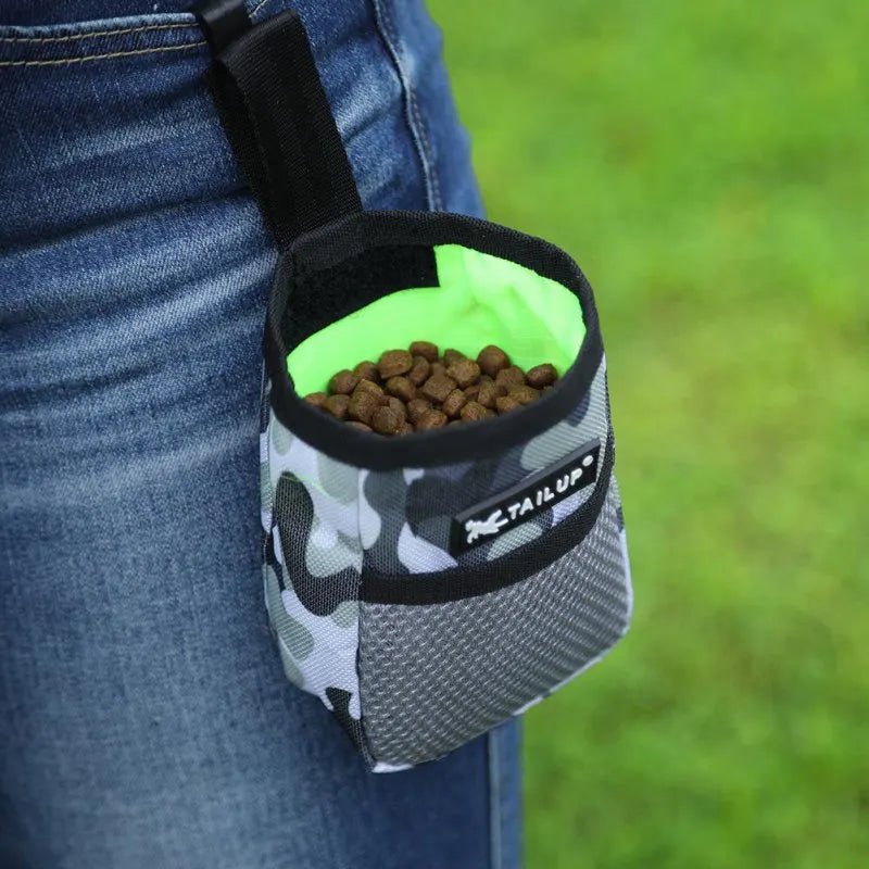 Pet Dog Puppy Training Treat Snack Bait Pet Feed Pocket Pouch Obedience Agility Pouch Food Bag Pocket Snack Reward Waist Bag - Furbury