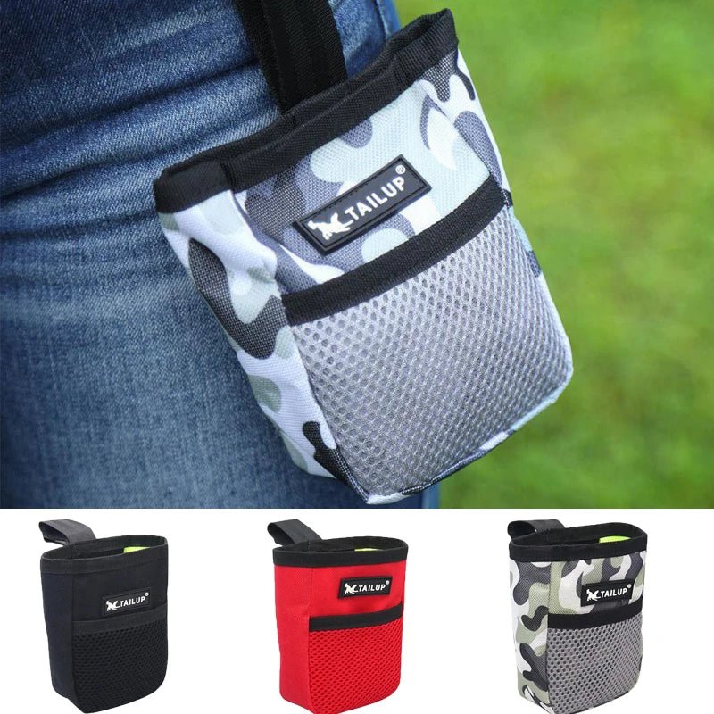 Pet Dog Puppy Training Treat Snack Bait Pet Feed Pocket Pouch Obedience Agility Pouch Food Bag Pocket Snack Reward Waist Bag - Furbury