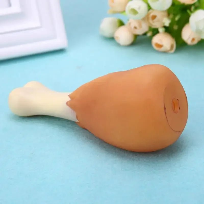 Pet Dog Toy Rubber Chicken Leg Puppy Sound Squeaker Chew Toys for Dogs Puppy Cat Interactive Pet Supplies Dog Products Gift - Furbury