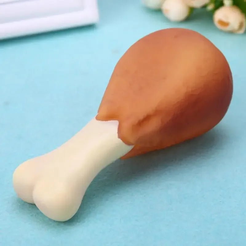 Pet Dog Toy Rubber Chicken Leg Puppy Sound Squeaker Chew Toys for Dogs Puppy Cat Interactive Pet Supplies Dog Products Gift - Furbury