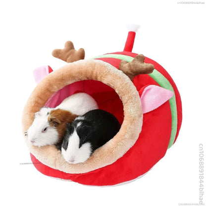 Pet House Guinea Pig Ferrets Hamsters Hedgehogs Rabbits Rats Super Warm Hamster Cage Accessories High Quality Small Animal Bed - Furbury