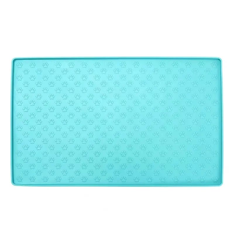 Pet Placemat Cat Dog Drinking Feeding Placemat Feeder Mats Cat Feed Mat Dog Food bowl Mat Silicone Waterproof Pet Bowl Pad - Furbury