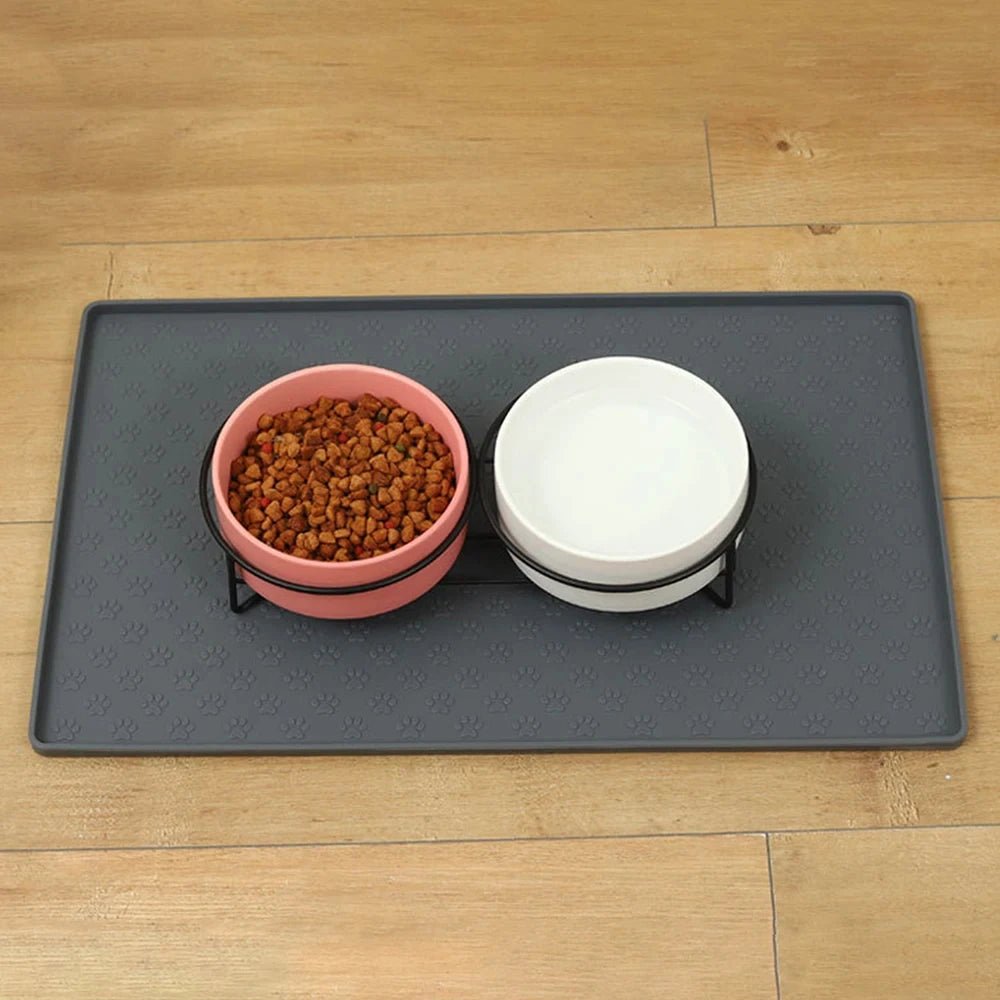 Pet Placemat Nonspill Easy to Clean Foldable Cat and Dog Feeding Mat Silicone Non - slip Waterproof Pet Mat - Furbury