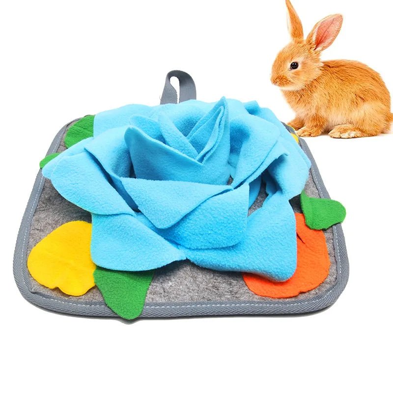 Pet Snuffle Mat For Dogs Rabbit Pet Feeding Foraging Trainingpad Bunny Blanket Toys Puzzle Dogs Toy Noseslow Dispenser Rabbits - Furbury