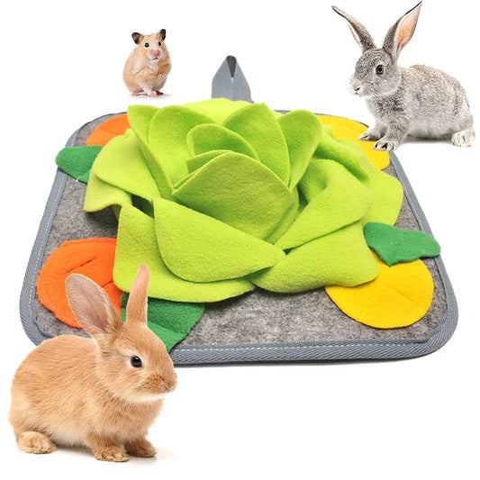 Pet Snuffle Mat For Dogs Rabbit Pet Feeding Foraging Trainingpad Bunny Blanket Toys Puzzle Dogs Toy Noseslow Dispenser Rabbits - Furbury