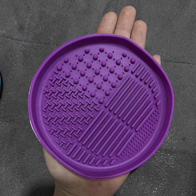 Pet supplies Slow Food Bowl Cat Anti - Knockover Anti - Slip Food Bowl Puppy Anti - choking Silicone Toy Food Plate - Furbury