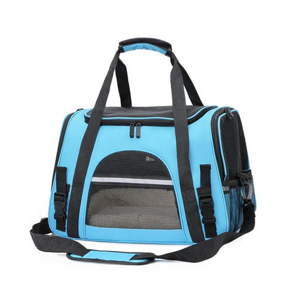 Portable Dog Cat Carrier Bag Pet Puppy Travel Bags Breathable Mesh Foldable Cats Dog Handbag Travel Pet Bag Transport Bag - Furbury