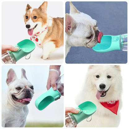 Portable Dog Water Bottle For Small Large Dogs Cat Outdoor Leakproof Walking Drinking Bowls Chihuahua French Bulldog Supplies - Furbury