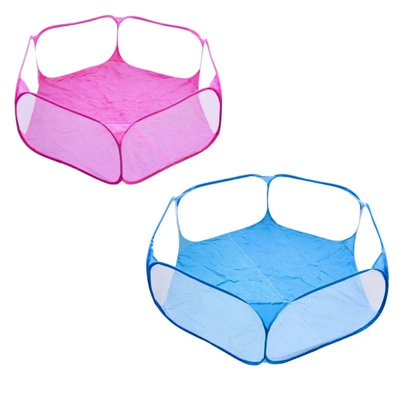 Portable Pet Cat Dog Cage Tent Playpen Folding Fence For Hamster Hedgehog Small Animals Breathable Puppy Cat Rabbit Guinea Pig - Furbury