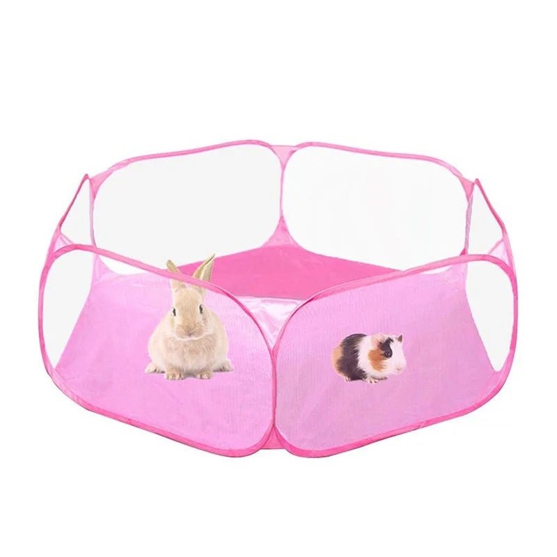 Portable Pet Cat Dog Cage Tent Playpen Folding Fence For Hamster Hedgehog Small Animals Breathable Puppy Cat Rabbit Guinea Pig - Furbury