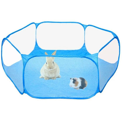 Portable Pet Cat Dog Cage Tent Playpen Folding Fence For Hamster Hedgehog Small Animals Breathable Puppy Cat Rabbit Guinea Pig - Furbury