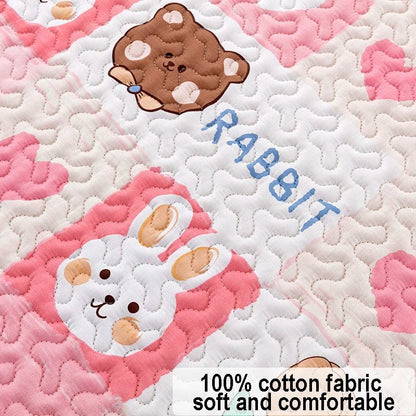 Rabbit Floor Mat Pet Sofa Cushion Training Pad Four Seasons Universal Cage Mat Cat Dog Sleeping Blanket Fence Pad Bunny Supplies - Furbury