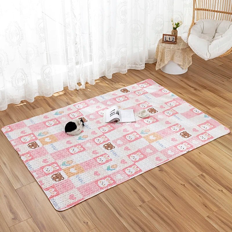 Rabbit Floor Mat Pet Sofa Cushion Training Pad Four Seasons Universal Cage Mat Cat Dog Sleeping Blanket Fence Pad Bunny Supplies - Furbury