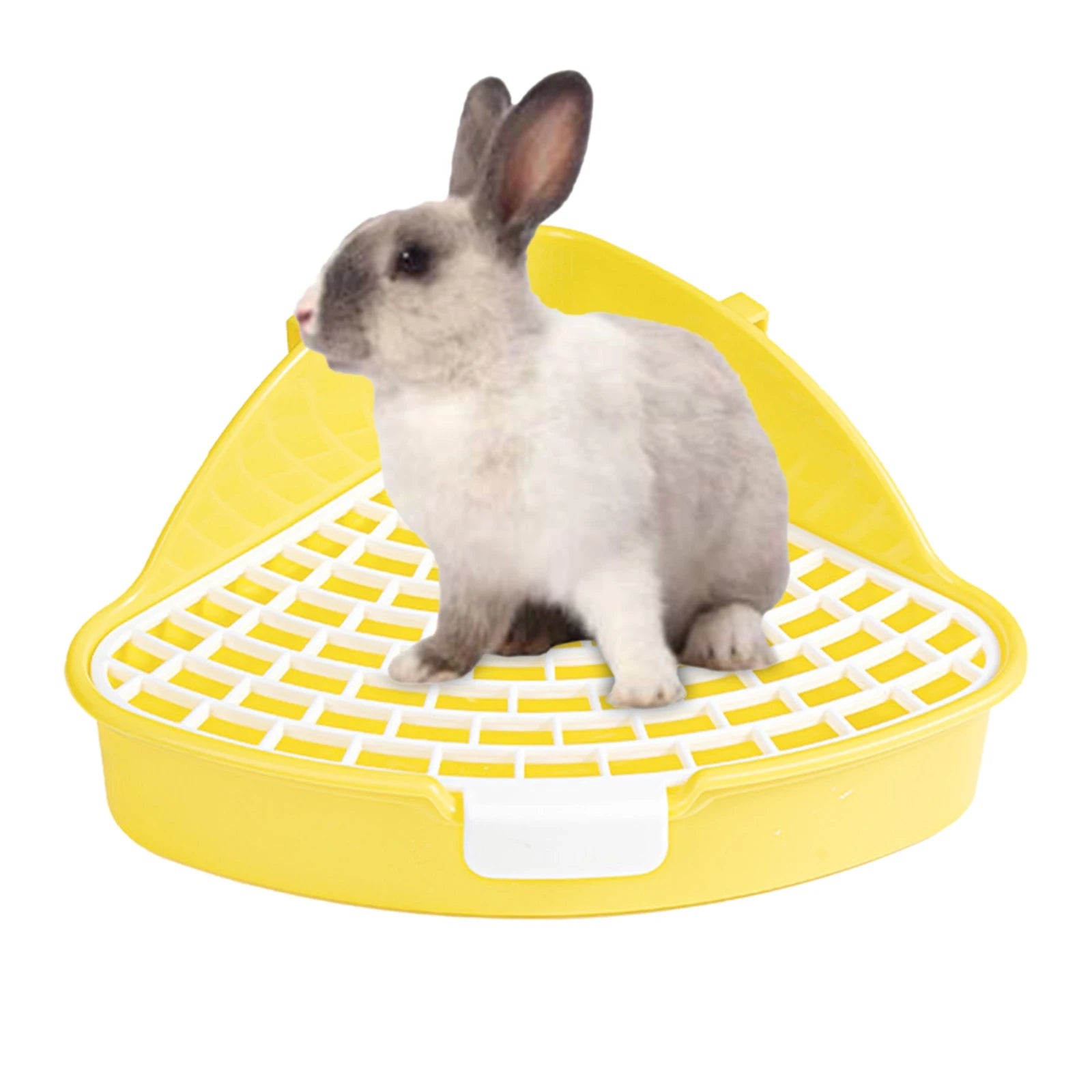 Rabbit Litter Tray Toilet Animal Potty Trainer Bunnies Corner Toilet Box for Ferret Hamster Dragon Cat Guinea Pig Dutch Supplies - Furbury