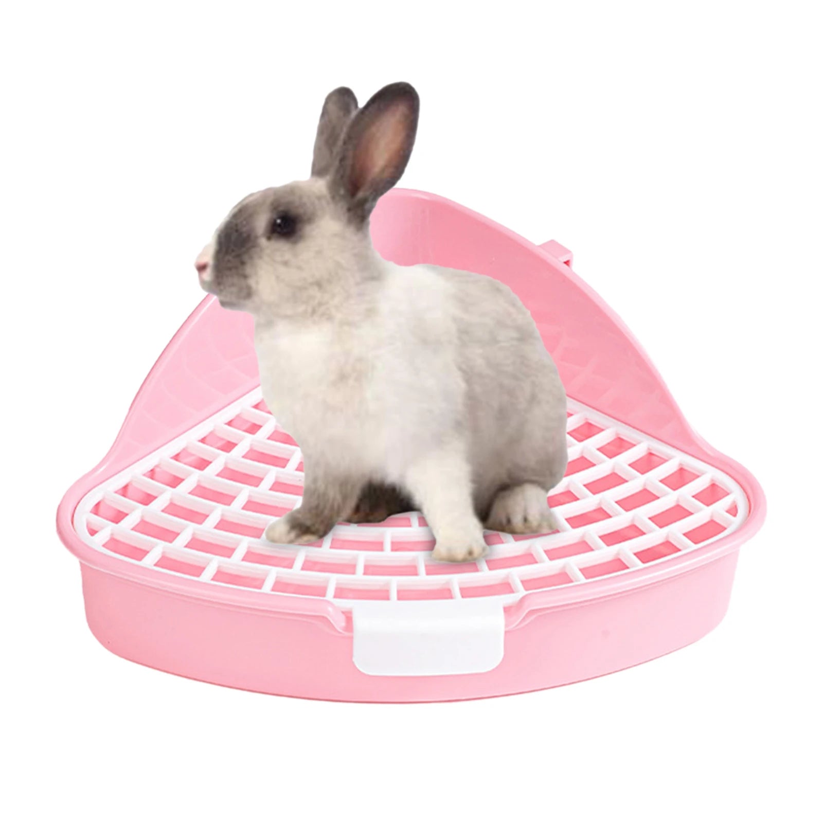 Rabbit Litter Tray Toilet Animal Potty Trainer Bunnies Corner Toilet Box for Ferret Hamster Dragon Cat Guinea Pig Dutch Supplies - Furbury