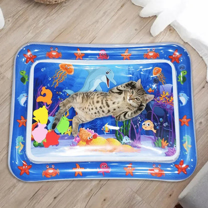 Sensory Water Mat Thickened Sensor Play Water Sensor Cat Mat Pet Supplies Cleaning Cooling Mat Summer Cat Pets Accessories - Furbury