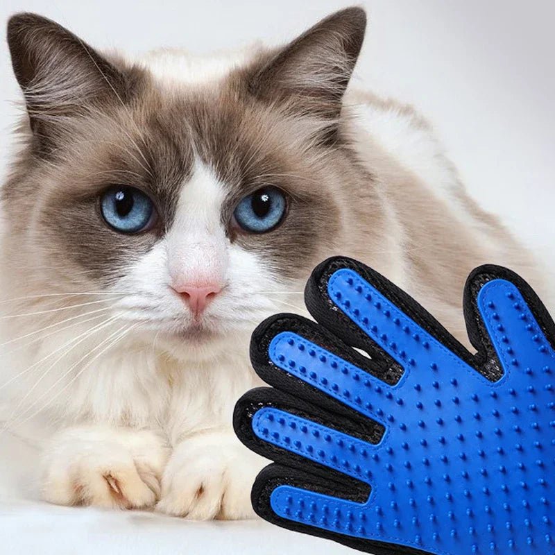 Silicone Pet Gloves Cat Dog Hair Removal Cat Supplies Comb Hair Removal Brush Rubber Sticky Hair Gloves - Furbury