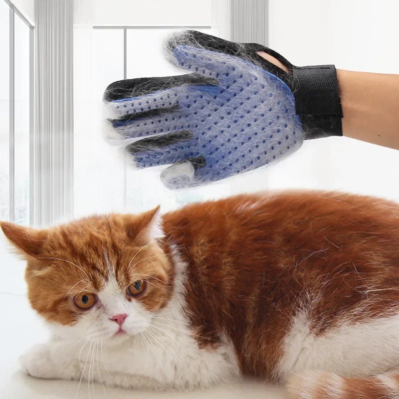 Silicone Pet Gloves Cat Dog Hair Removal Cat Supplies Comb Hair Removal Brush Rubber Sticky Hair Gloves - Furbury