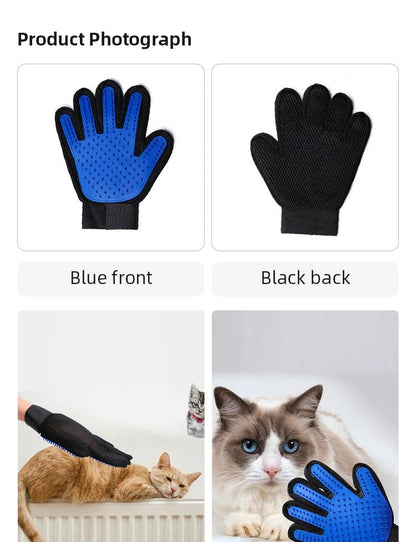 Silicone Pet Gloves Cat Dog Hair Removal Cat Supplies Comb Hair Removal Brush Rubber Sticky Hair Gloves - Furbury