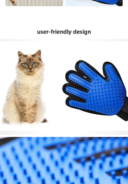 Silicone Pet Gloves Cat Dog Hair Removal Cat Supplies Comb Hair Removal Brush Rubber Sticky Hair Gloves - Furbury