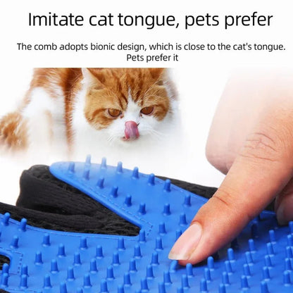 Silicone Pet Gloves Cat Dog Hair Removal Cat Supplies Comb Hair Removal Brush Rubber Sticky Hair Gloves - Furbury