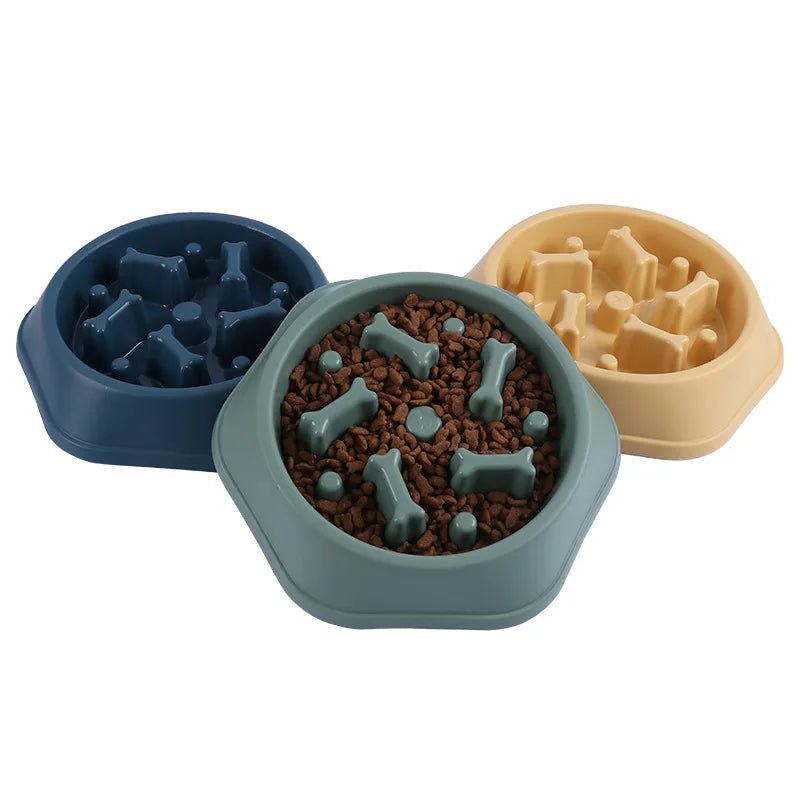 Slow Feeder Dog Bowl Anti - choking Slow Feeding Bowls for Dogs Anti - slip Pet Slow Eat Dishes Puzzle Bowls for Small Medium Dogs - Furbury