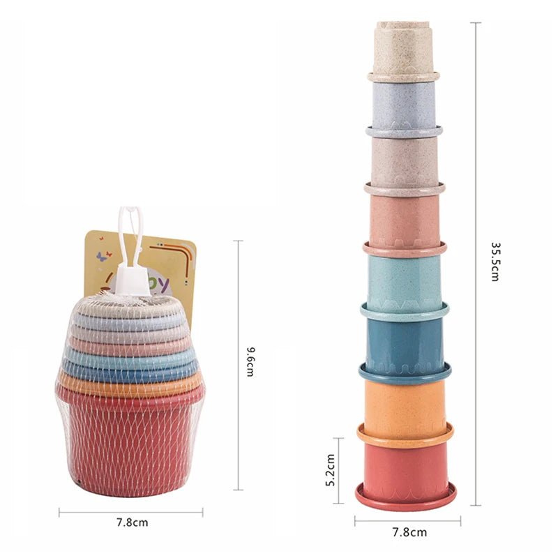 Small Animals Rabbits Toys Bunny Stacking Cups Bunny Hiding Food and Playing Toy Hamster Guinea Pig Nesting Toys - Furbury