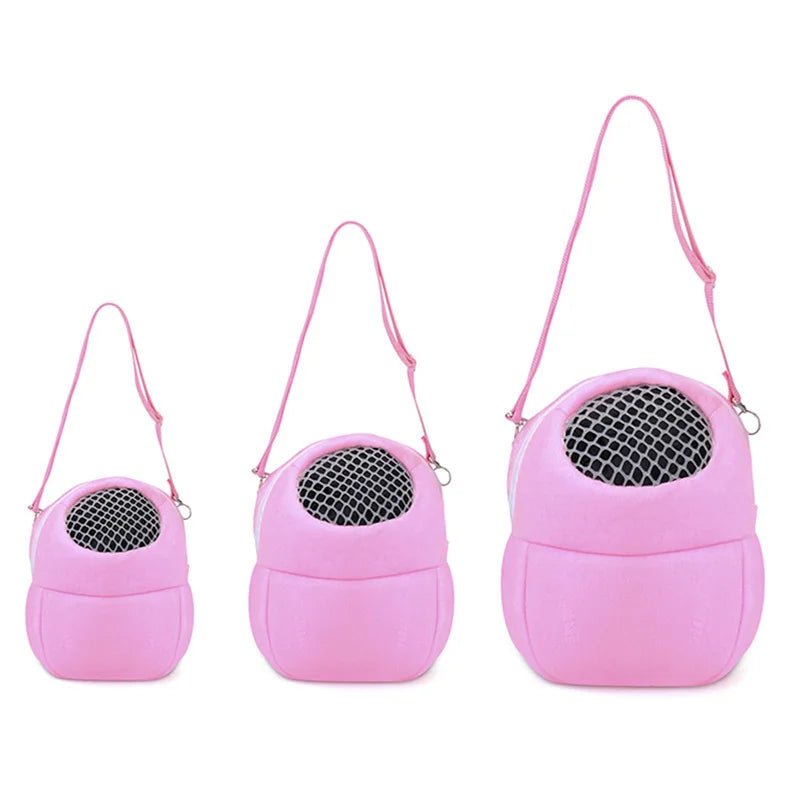 Small Pet Carrier Rabbit Cage Hamster Chinchilla Travel Warm Bags Guinea Pig Carry Pouch Bag Breathable Pet Cage Rat Leash - Furbury