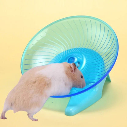 Small Pet Silent Running Practice Wheel Hamster Mouse Hedgehog Parrot Ideal Choice for Small Animals Quiet and Safe Choice - Furbury