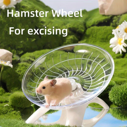 Small Pet Silent Running Practice Wheel Hamster Mouse Hedgehog Parrot Ideal Choice for Small Animals Quiet and Safe Choice - Furbury