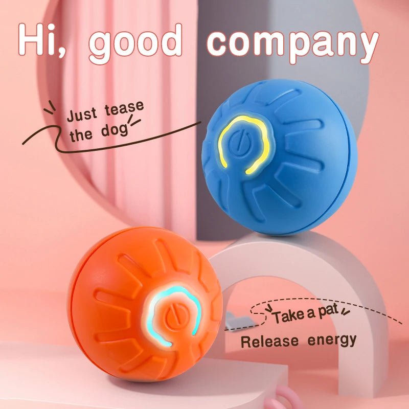 Smart Dog Toy Ball Electronic Interactive Pet Toy Moving Ball USB Automatic Moving Bouncing for Puppy Birthday Gift Cat Product - Furbury