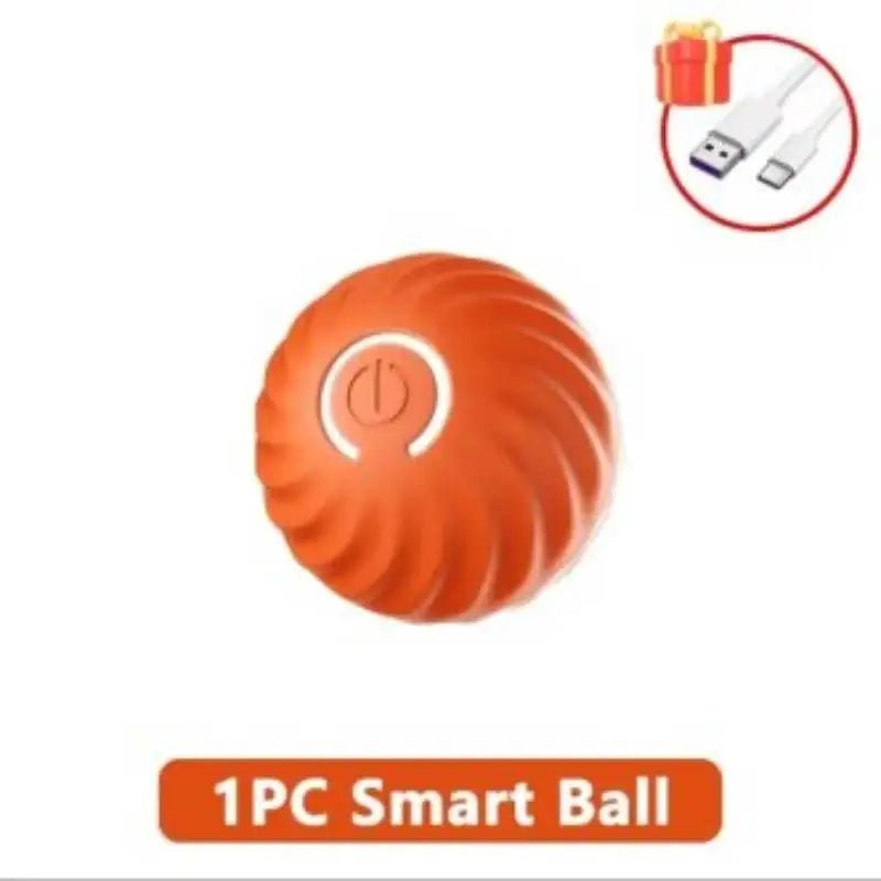 Smart Dog Toy Ball Electronic Interactive Pet Toy Moving Ball USB Automatic Moving Bouncing for Puppy Birthday Gift Cat Product - Furbury