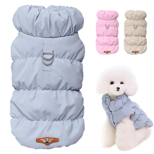 Soft Warm Dog Clothes Winter Padded Puppy Cat Coat Jacket For Small Medium Dogs Chihuahua French Bulldog Poodle Vest Pet Outfit - Furbury