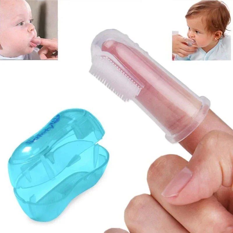 Super Soft Pet Finger Toothbrush Teddy Dog Brush Bad Breath Tartar Teeth Care Tool Dog Cat Cleaning Silicagel Pet Supplies - Furbury