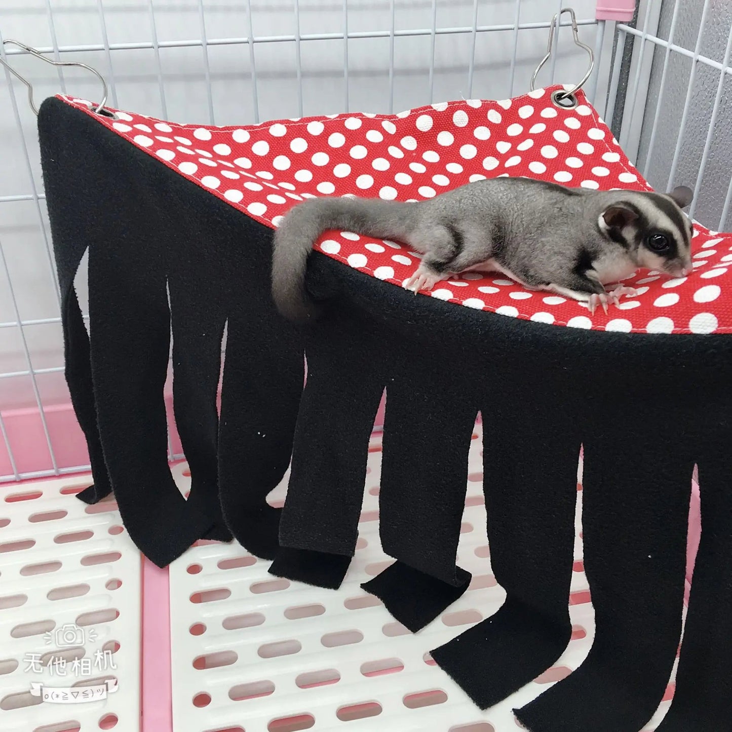 Tassel Strip Pet Tent Hideout Hideaway Guinea Pig Hamster Hedgehog Hammock Curtain Small Pets Hanging Bed Corner Nest Mat House - Furbury