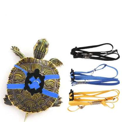 Tortoise Leash Wear - resistant Adjustable Size Safety Traction Rope Harness Strap for Tortoise Turtle Pet Turtle Supplies - Furbury