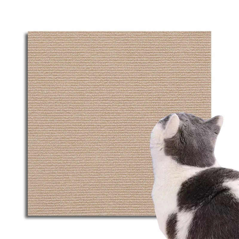 Trimmable Self - Adhesive Cat Scratch Mat – Protect Your Furniture and Walls from Scratching with This Easy - to - Use Solution - Furbury