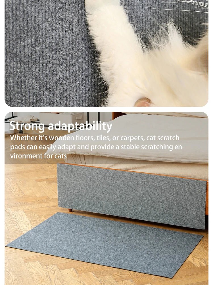 Trimmable Self - Adhesive Cat Scratch Mat – Protect Your Furniture and Walls from Scratching with This Easy - to - Use Solution - Furbury