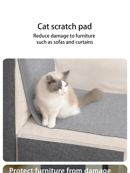 Trimmable Self - Adhesive Cat Scratch Mat – Protect Your Furniture and Walls from Scratching with This Easy - to - Use Solution - Furbury